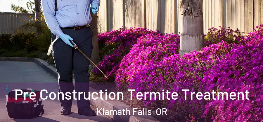 Pre Construction Termite Treatment Klamath Falls-OR